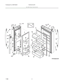 03 - Refrigerator Door parts for Electrolux Refrigerator FG4H2272UF01 from AppliancePartsPros.com