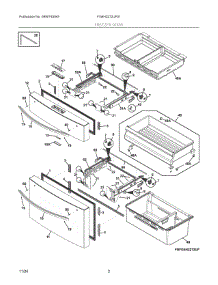02 - Freezer Door parts for Electrolux Refrigerator FG4H2272UF01 from AppliancePartsPros.com