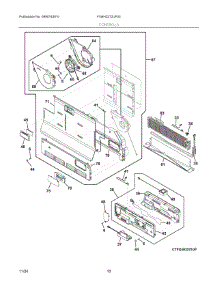 06 - Controls parts for Electrolux Refrigerator FG4H2272UF03 from AppliancePartsPros.com