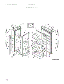 03 - Refrigerator Door parts for Electrolux Refrigerator FG4H2272UF04 from AppliancePartsPros.com