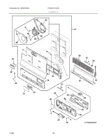 06 - Controls parts for Electrolux Refrigerator FG4H2272UF04 from AppliancePartsPros.com