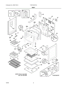 03 - Body parts for Electrolux Range FGEF3036TDG from AppliancePartsPros.com
