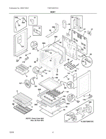 03 - Body parts for Electrolux Range FGEF3059TDG from AppliancePartsPros.com