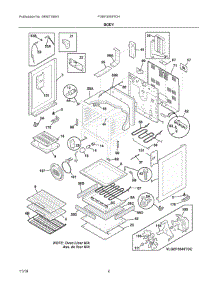 03 - Body parts for Electrolux Range FGEF3059TDH from AppliancePartsPros.com
