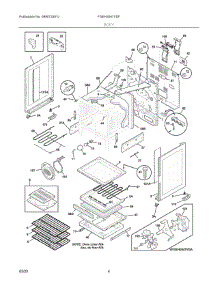 03 - Body parts for Electrolux Range FGEH3047VDF from AppliancePartsPros.com