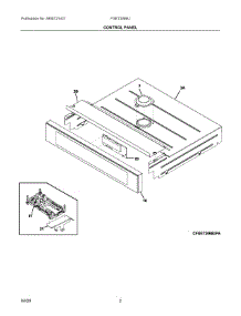 02 - Control Panel parts for Electrolux Wall Oven FGET3066UDA from AppliancePartsPros.com