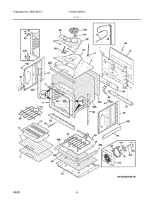 03 - Body parts for Electrolux Wall Oven FGEW276SPFG from AppliancePartsPros.com
