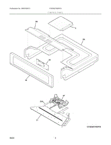 02 - Control Panel parts for Electrolux Wall Oven FGEW276SPFG from AppliancePartsPros.com