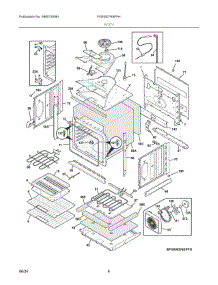 03 - Body parts for Electrolux Wall Oven FGEW276SPFH from AppliancePartsPros.com