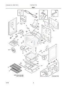04 - Body parts for Electrolux Range FGGF3047TFE from AppliancePartsPros.com