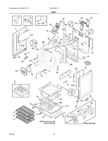 04 - Body parts for Electrolux Range FGGH3047VDA from AppliancePartsPros.com