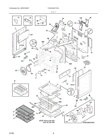 04 - Body parts for Electrolux Range FGGH3047VDC from AppliancePartsPros.com