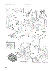 04 - Body parts for Electrolux Range FGGH3047VFD from AppliancePartsPros.com