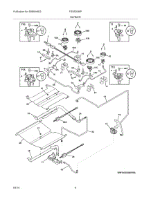 05 - Burner parts for Electrolux Range FGGS3065PBB from AppliancePartsPros.com