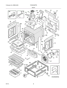 07 - Body parts for Electrolux Range FGGS3065PFB from AppliancePartsPros.com