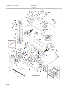 04 - Cabinet parts for Electrolux Refrigerator FGHB2868TD8 from AppliancePartsPros.com