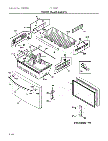 02 - Freezer Drawer, Baskets parts for Electrolux Refrigerator FGHB2868TP5 from AppliancePartsPros.com