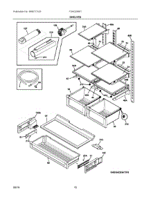 05 - Shelves parts for Electrolux Refrigerator FGHD2368TD7 from AppliancePartsPros.com