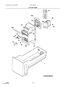 08 - Ice Container parts for Electrolux Refrigerator FGHD2368TD8 from AppliancePartsPros.com