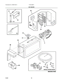 09 - Ice Maker parts for Electrolux Refrigerator FGHD2368TF6 from AppliancePartsPros.com