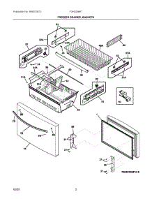 02 - Freezer Drawer, Baskets parts for Electrolux Refrigerator FGHD2368TF6 from AppliancePartsPros.com