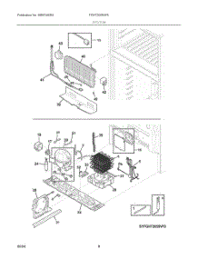 05 - System parts for Electrolux Refrigerator FGHT2055VF6 from AppliancePartsPros.com