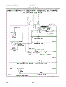 06 - Wiring Schematic parts for Electrolux Refrigerator FGHT2055VFA from AppliancePartsPros.com