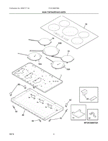 03 - Main Top / Surface Units parts for Electrolux Cooktop FGIC3666TBB from AppliancePartsPros.com