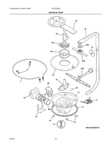 05 - Motor & Pump parts for Electrolux Dishwasher FGID2466QB7A from AppliancePartsPros.com