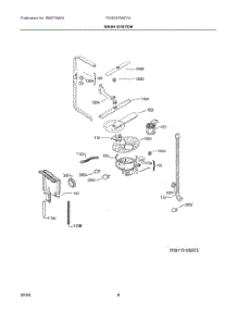 05 - Wash System parts for Electrolux Dishwasher FGID2479SD7A from AppliancePartsPros.com