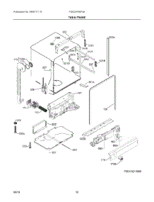 06 - Tub & Frame parts for Electrolux Dishwasher FGID2479SF4A from AppliancePartsPros.com