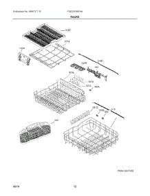 07 - Racks parts for Electrolux Dishwasher FGID2479SF4A from AppliancePartsPros.com