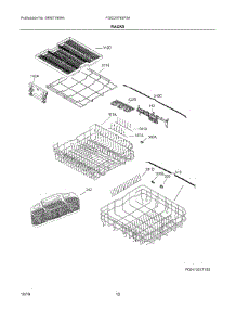 07 - Racks parts for Electrolux Dishwasher FGID2479SF5A from AppliancePartsPros.com