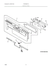 02 - Control Panel parts for Electrolux Dishwasher FGIP2468UF3A from AppliancePartsPros.com