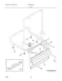 06 - Frame parts for Electrolux Dishwasher FGIP2468UF3A from AppliancePartsPros.com