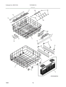 07 - Racks parts for Electrolux Dishwasher FGIP2468UF3A from AppliancePartsPros.com
