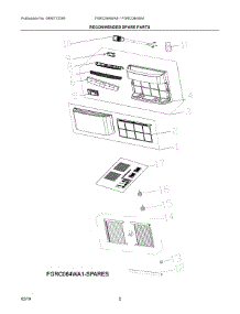 02 - Recommended Spare Parts parts for Electrolux Air Conditioner FGRC084WAE00 from AppliancePartsPros.com