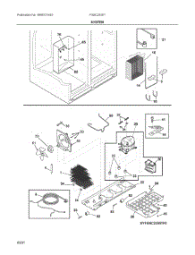 07 - System parts for Electrolux Refrigerator FGSC2335TD7 from AppliancePartsPros.com