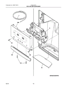 08 - Ice & Water Dispenser parts for Electrolux Refrigerator FGSC2335TD8 from AppliancePartsPros.com