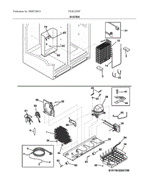 System parts for Electrolux Refrigerator FGSC2335TD9 from AppliancePartsPros.com
