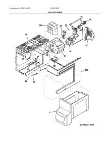 Container parts for Electrolux Refrigerator FGSC2335TD9 from AppliancePartsPros.com
