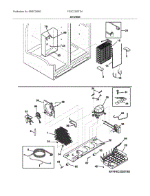 System parts for Electrolux Refrigerator FGSC2335TDA from AppliancePartsPros.com