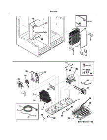 System parts for Electrolux Refrigerator FGSC2335TDB from AppliancePartsPros.com