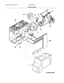 Container parts for Electrolux Refrigerator FGSC2335TFA from AppliancePartsPros.com