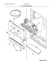 Dispenser parts for Electrolux Refrigerator FGSC2335TFA from AppliancePartsPros.com