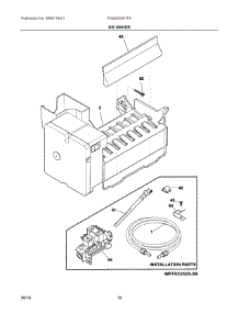 10 - Ice Maker parts for Electrolux Refrigerator FGSS2335TF5 from AppliancePartsPros.com