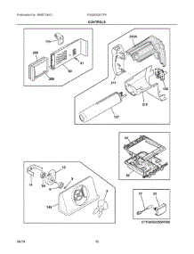 06 - Controls parts for Electrolux Refrigerator FGSS2335TF5 from AppliancePartsPros.com