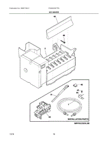 10 - Ice Maker parts for Electrolux Refrigerator FGSS2335TF6 from AppliancePartsPros.com