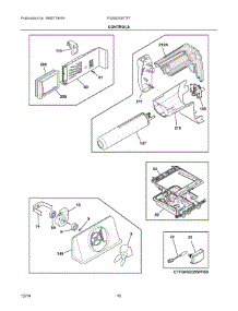 06 - Controls parts for Electrolux Refrigerator FGSS2335TF7 from AppliancePartsPros.com