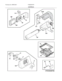 Controls parts for Electrolux Refrigerator FGSS2335TF9 from AppliancePartsPros.com